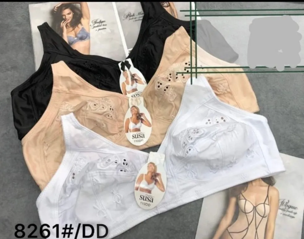 Biustonosz damski SUSA 8261/DD czarny beżowy biały