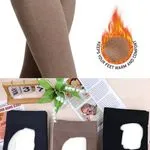 Legginsy damskie ciepłe NO.73 S-XXL beżowe/brązowe/czarne