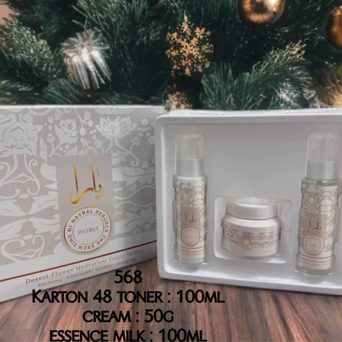 Zestaw Prezent YARA: Toner 100ml + Essence Milk 50g + Krem 50g