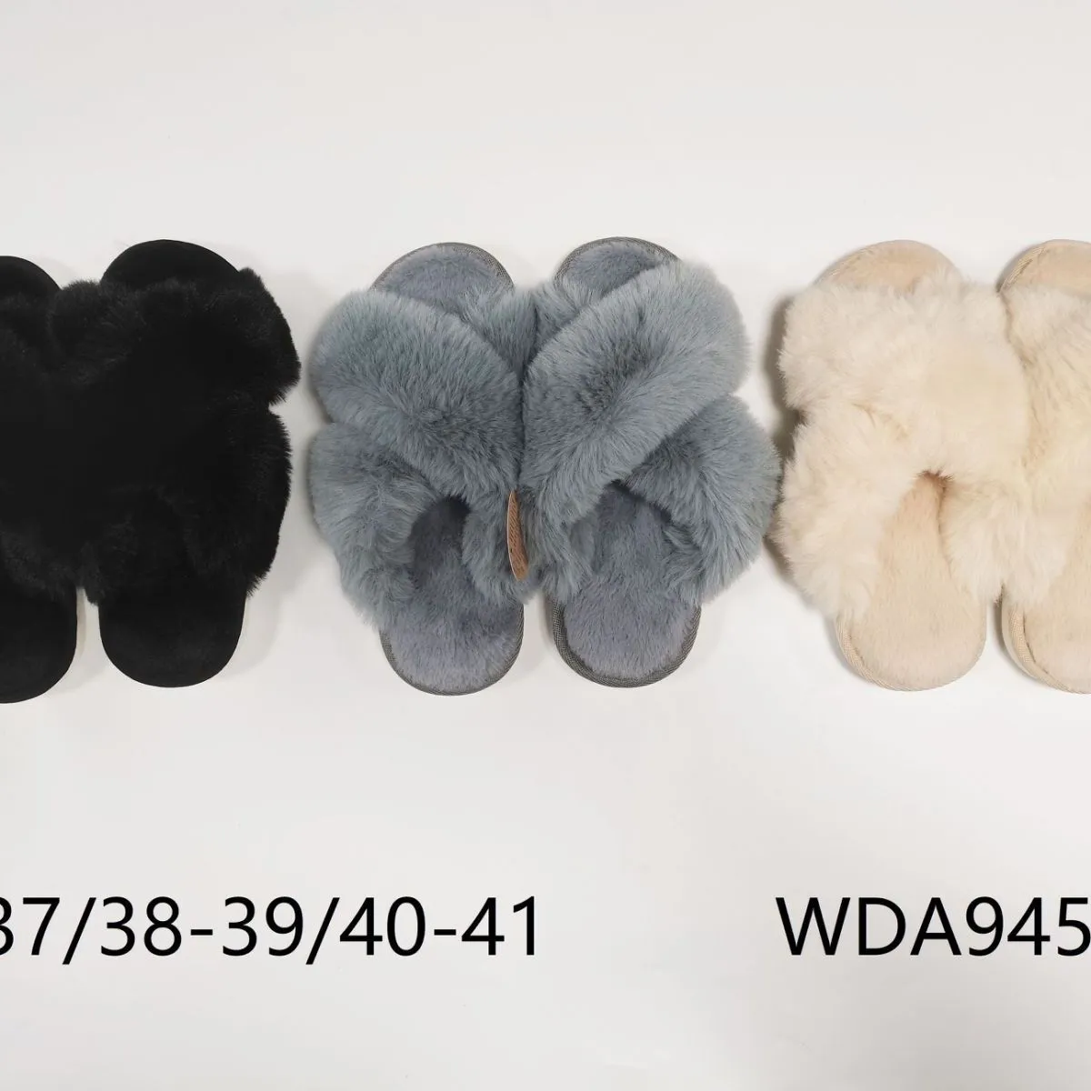 Kapcie damskie futrzane 37/38-39/40-41