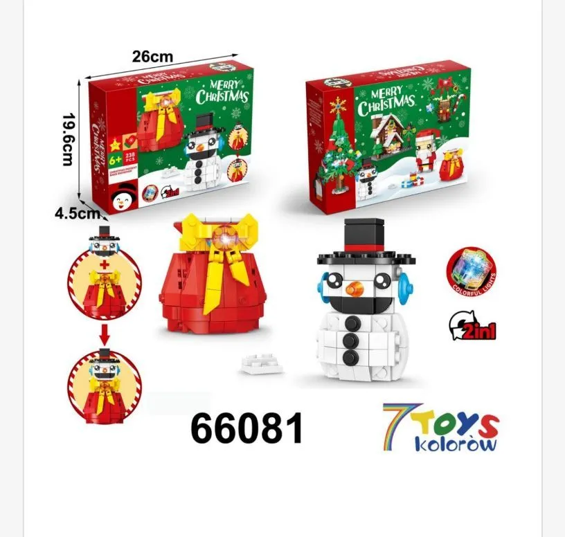 Zestaw klocków LEGO Świąteczny 26x19x4,5cm 66081