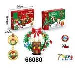 Zestaw klocków 7Toys świąteczny domek renifer 66080