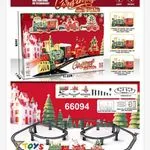 Zestaw kolejki świątecznej Christmas Train 52 elementy