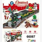 Zestaw klocków Christmas Blocks pociąg świąteczny 41x12 cm