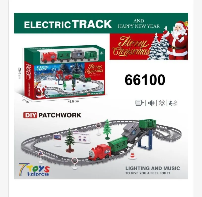 Zabawka Elektryczna Ścieżka Tor Kolejowy 46,8 cm 66100