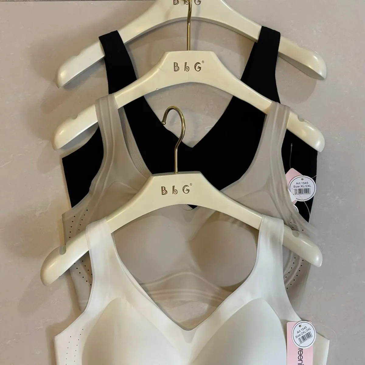 Biustonosz damski B&G beżowy XL-XXL-XXXL