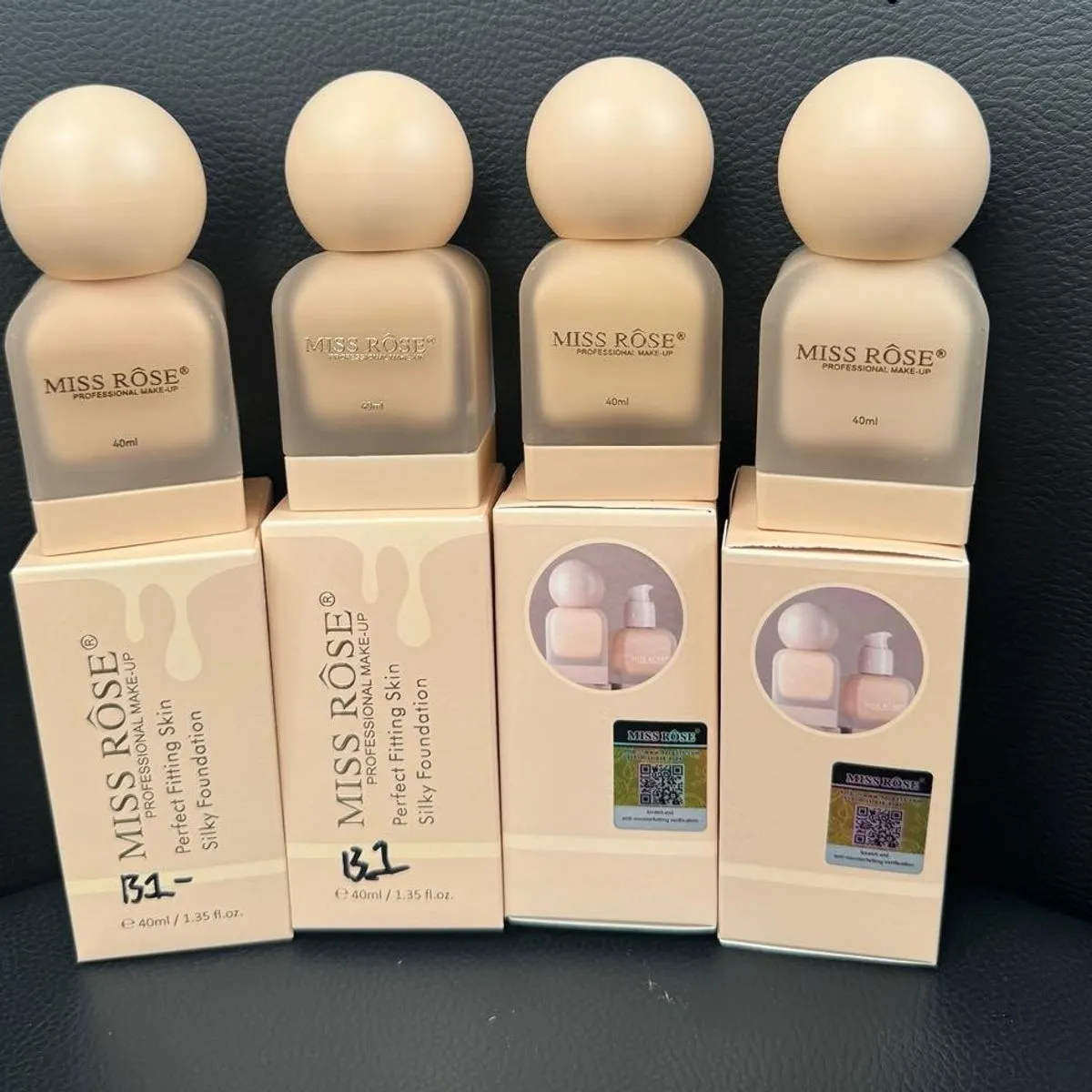 Miss Rose Skin Fit Foundation B4 31ml Podkład do twarzy