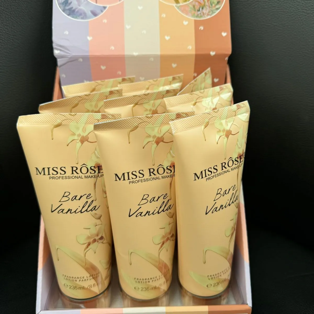 Miss Rose Bare Vanilla Body Lotion 3PCS