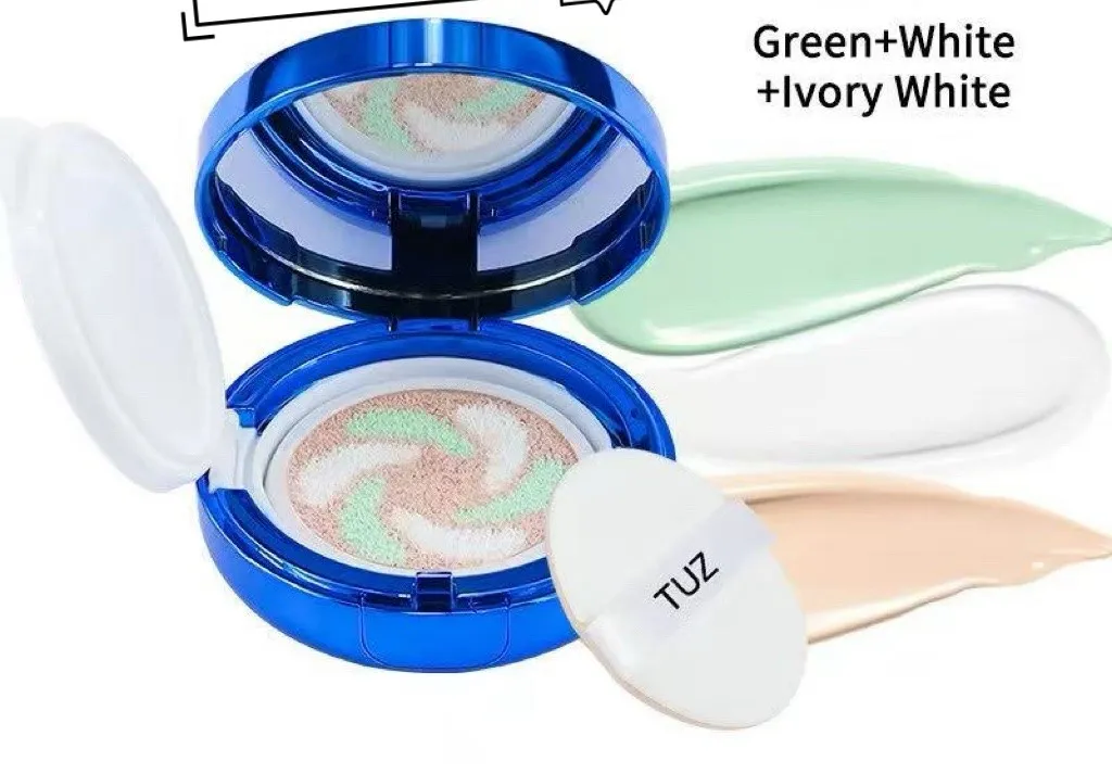 Korygujący Podkład w Poduszce Green-White + Ivory White