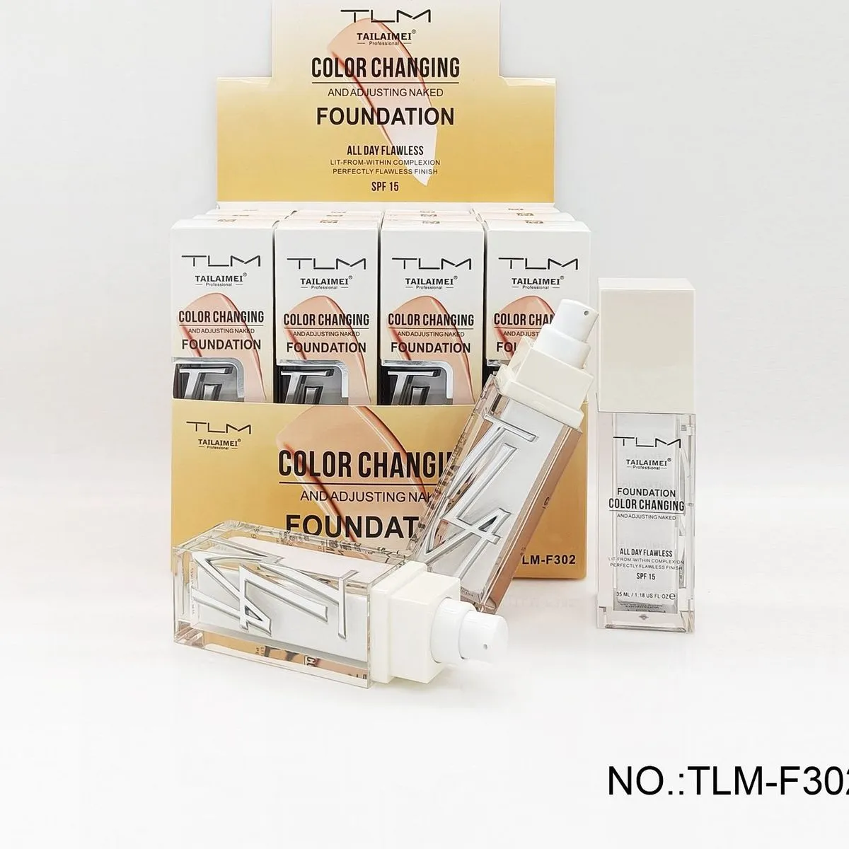 Podkład do skóry TLM Color Changing Foundation SPF15 30ml