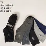Skarpetki męskie Bixtra szare granatowe 39-46
