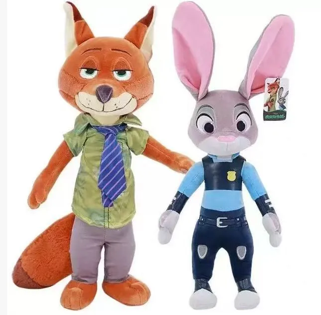 Maskotka Pluszowa Zootopia Nick Wilde i Judy Hopps 60cm