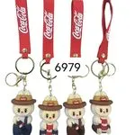 Brelok Zabawkowy Coca-Cola Królik w Kapeluszu 4 szt