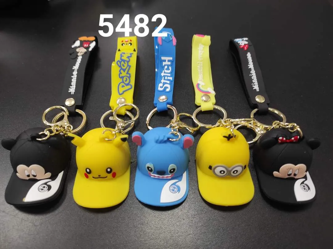 Breloki Zabawkowe Postaci Disney/Pokemon 6 szt