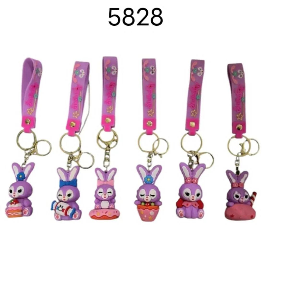 Brelok Zabawkowy Królik z Lusterkiem 5828