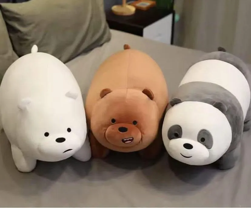 Maskotka Pluszowa 30cm We Bare Bears Set 3 szt
