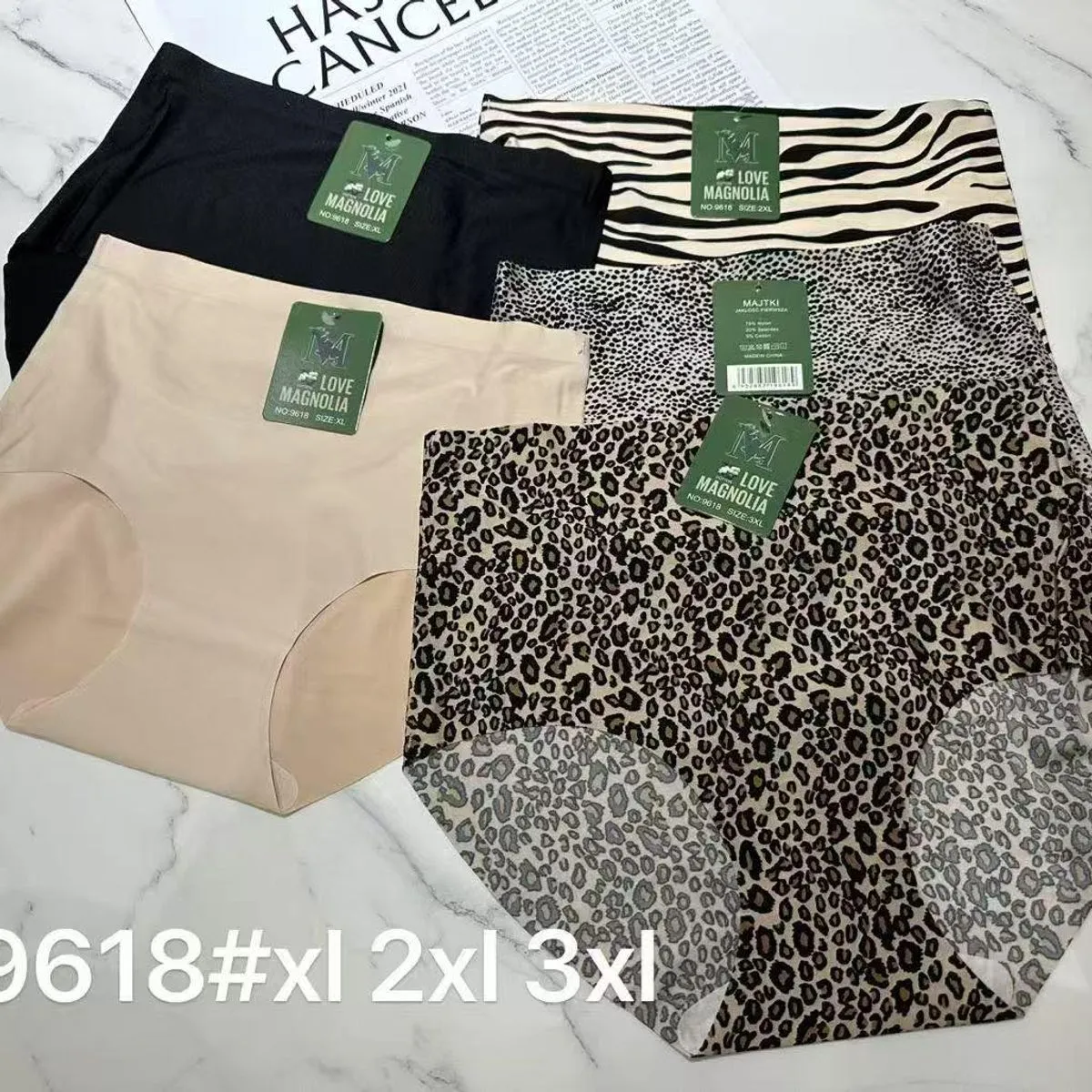 Majtki damskie hipster G18 #XL 2XL 3XL