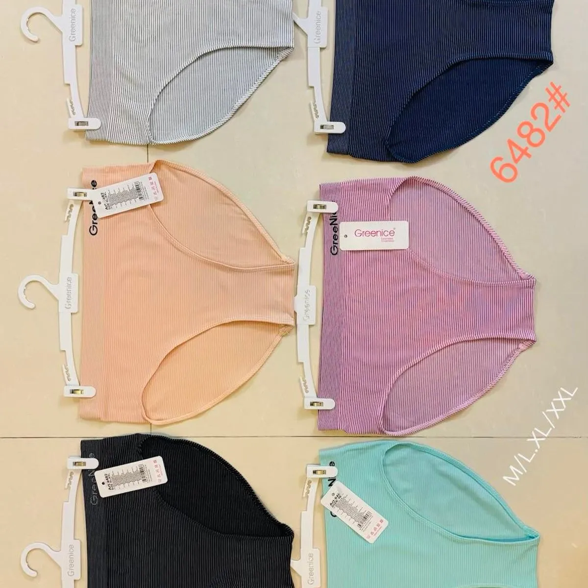 Majtki damskie Calvin Klein XL, 6 szt. w opakowaniu