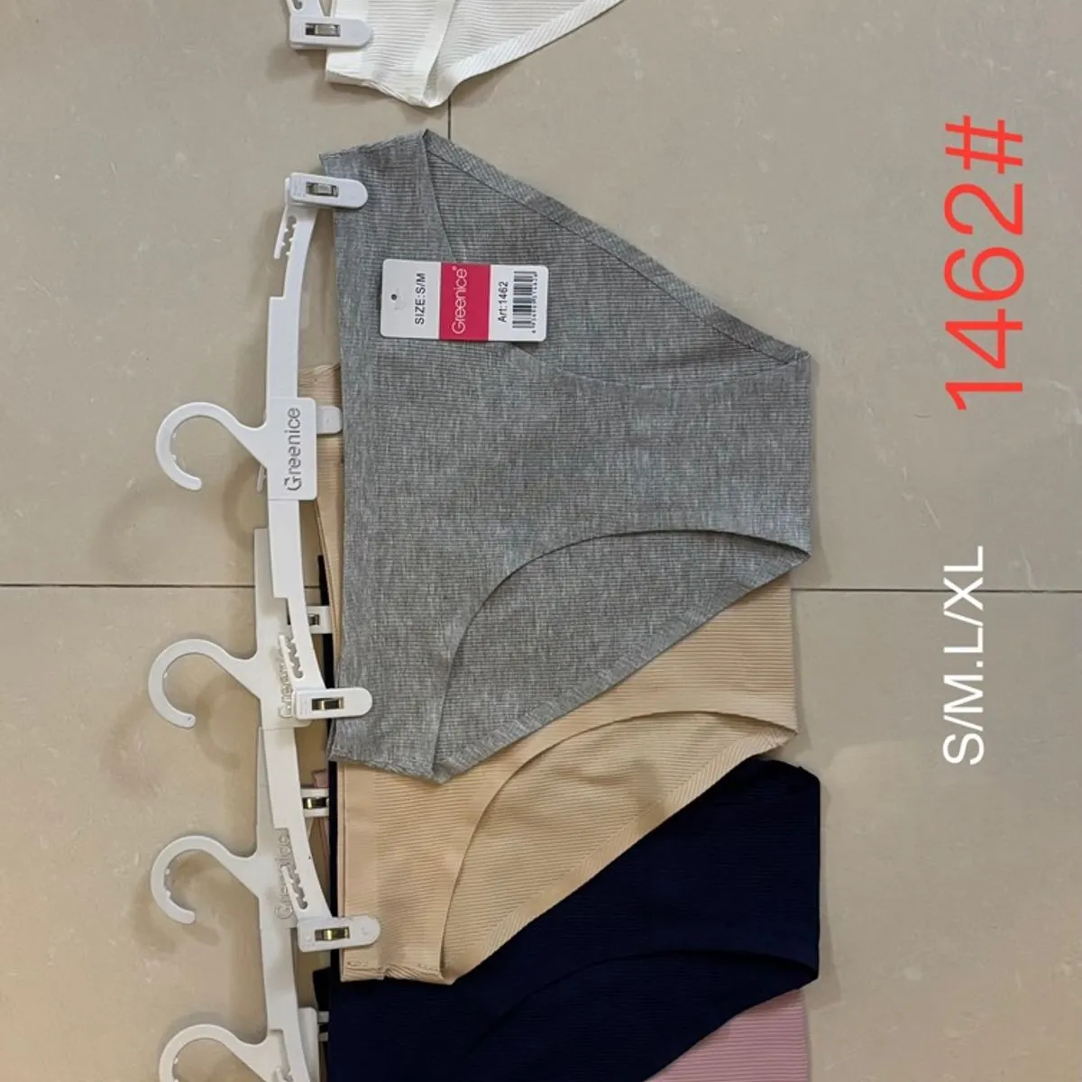 Majtki damskie bawełniane S-XXL, zestaw 6 kolorów
