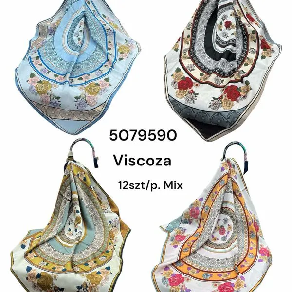 Chusta Damska Viscosa Mix 12 szt/paczka