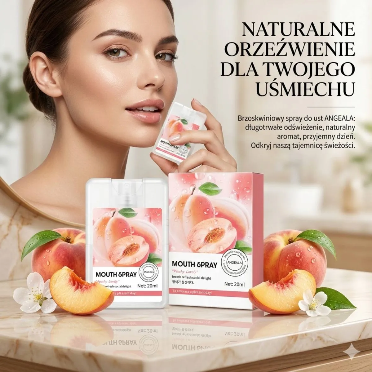 Odświeżacz do ust w sprayu Angel 20ml