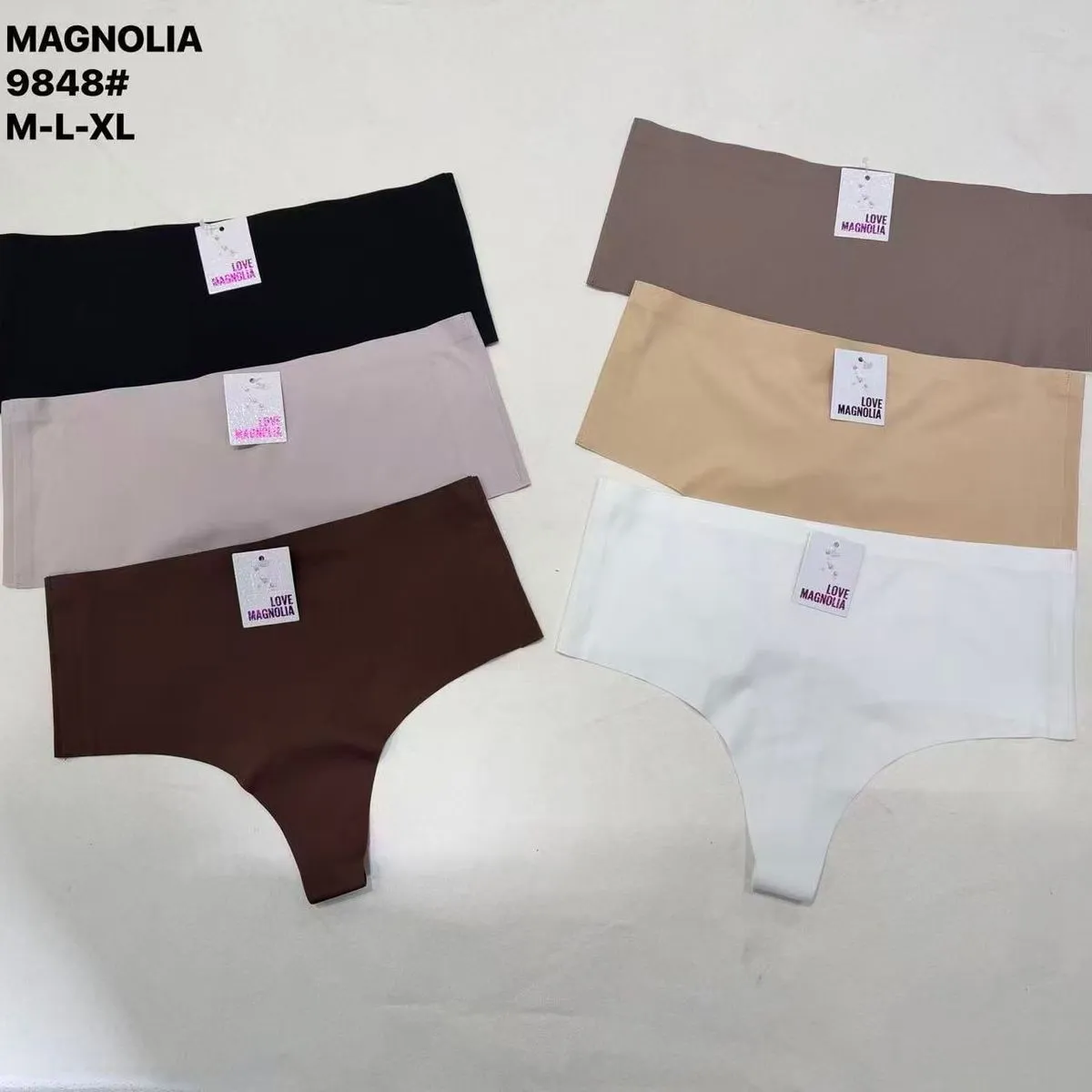 Majtki damskie Magnolie M-L XL 6 szt. mix kolorów