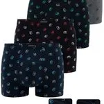 Bokserki męskie TOMMY 4 szt. 95% bawełna M-XXL 2599-C