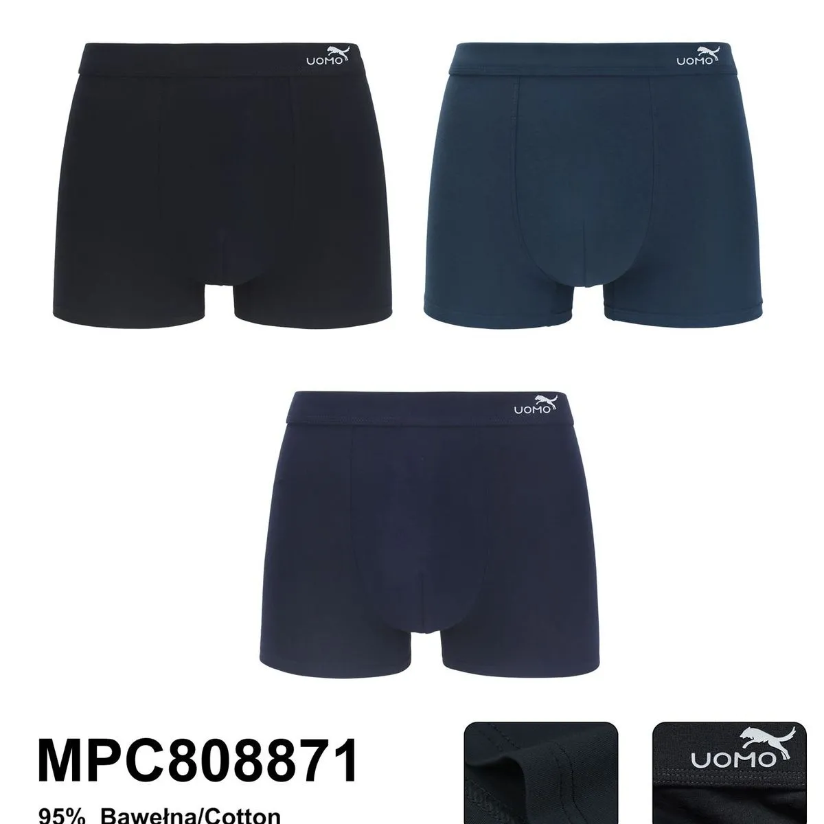Bokserki męskie Puma 95% bawełna M-L-XL-XXL