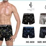 Bokserki męskie UOMO 100% bawełna wzór Paryż M/XXL nr 6030