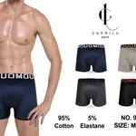 Bokserki męskie Cherilu granatowe/szare/czarne M/XXL