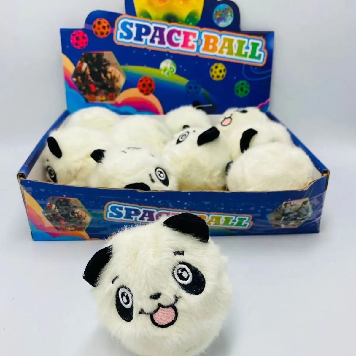 Gniotki Squeeze Toys Panda Space Ball 12 szt