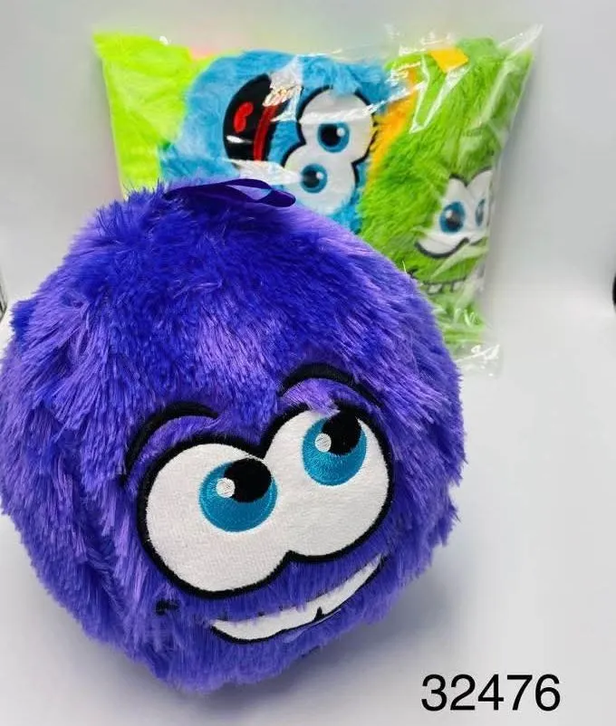 Gniotki Squeeze Toys fioletowy i zielony pluszowy 32476
