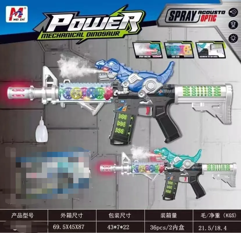Pistolet Power Mechanical Dinosaur Spray Auto Optico
