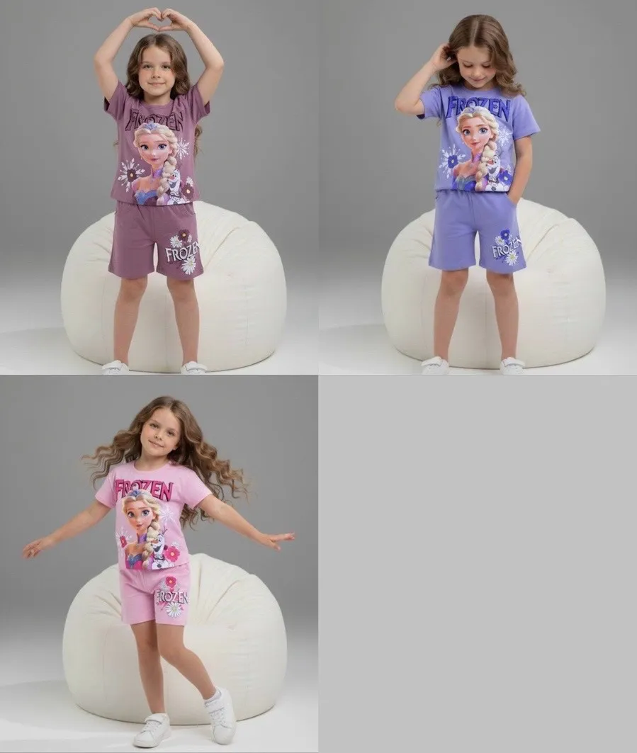 Komplet Piżama Frozen Elsa 3-10L