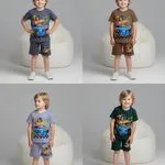 Komplet Hot Wheels T-shirt + Spodenki 3-10L