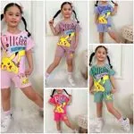 Komplet Pikachu Pokemon 3-10L Różowy/Zielony/Niebieski