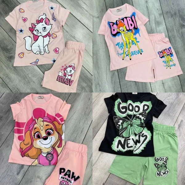 Komplet Piżama Dziecięca 3-10L Disney PAW Patrol Bambi