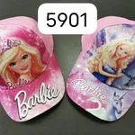 Czapki dla Dzieci z Daszkiem Barbie Różowe - 12 szt.