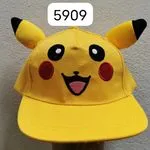 Czapka Pikachu dla Dzieci z uszami 3D, żółta bejsbolówka