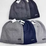 Czapki męskie beanie szare, czarne, granatowe