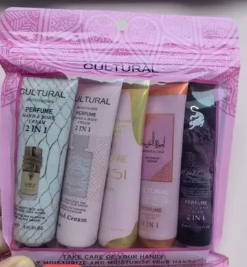Zestaw 2w1 Krem do rąk + Perfumy Cultural 4x75ml