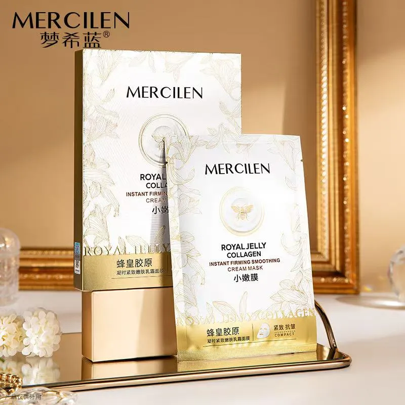 Maska w płachcie Mercurylen Royal Jelly Instant Collagen Firming