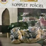 Komplet Pościeli Milano 4cz 160/200 Zielony Tygrys