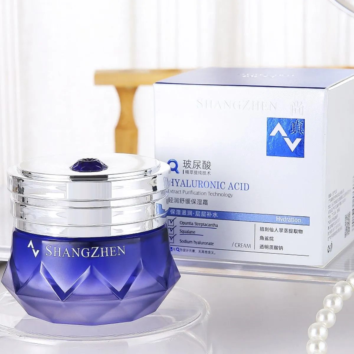 Krem nawilżający do twarzy Shangzhen Hyaluronic Acid 50ml