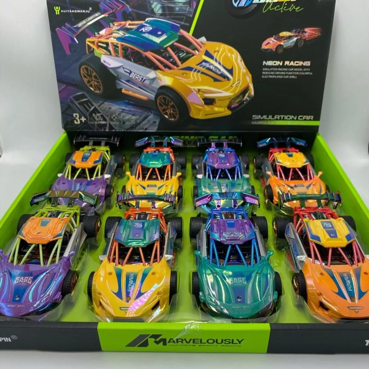 Zabawki Samochody Speed Racer Neon Racing