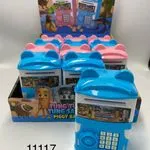 Skarbonka elektroniczna Tung Tung Piggy Bank niebieska/różowa