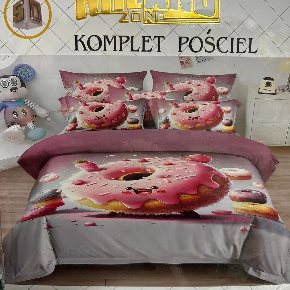 Komplet Pościeli 4cz Milano 160/200 Donut