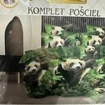 Komplet Pościeli 4cz Milano 160/200 Panda Zielona