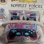 Komplet Pościel 4CZ 160/200 Milano 3D Gaming