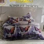 Komplet Pościel 4CZ 160/200 Milano Zone Motyw Motyli